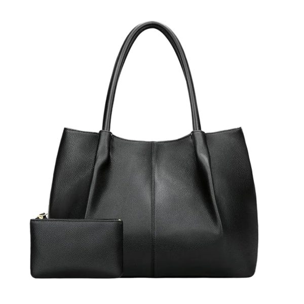 Tote Bag for Women Vegan Leather Shoulder Purse Large Capacity Travel Bag