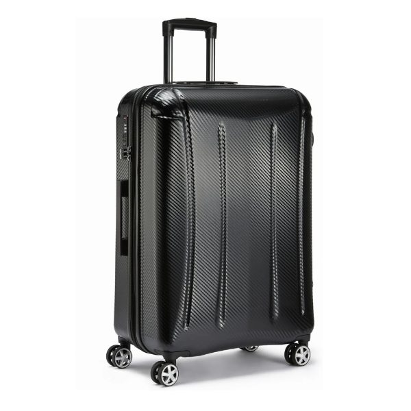 30-Inch Hardside Checked Luggage With TSA Lock, Hardshell Suitcase With Wheels, With Scratch-Resistant